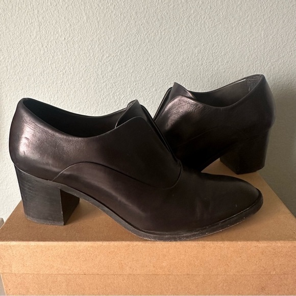 Y2K Reed Krakoff Loafers Womens 8 | EU 38 1/2 Black Leather Italy - Picture 1 of 13